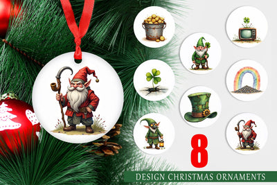 Ornament Post-Apocalyptic Paddy Wasteland St. Patrick's Sublimation artnoy 