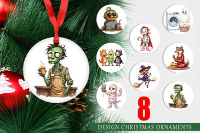 Ornament Quirky Halloween Sublimation artnoy 