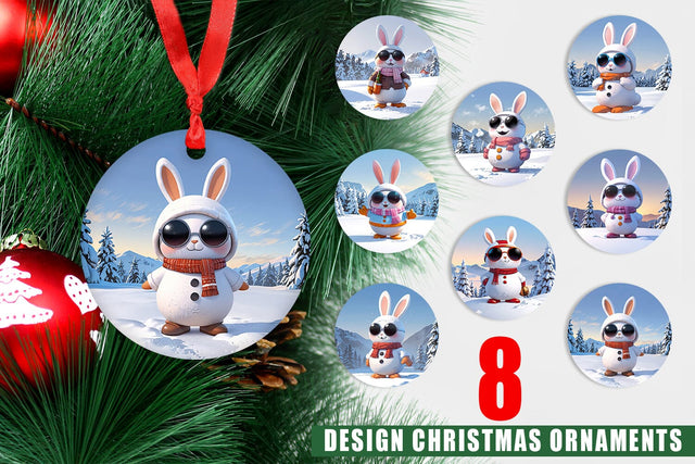 Ornament Rabbit Sublimation artnoy 