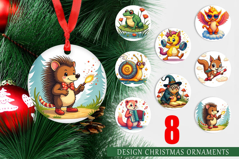 Ornament Retro Magic Critters Sublimation artnoy 