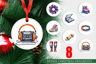Ornament Retro Roller Vibes Sublimation artnoy 