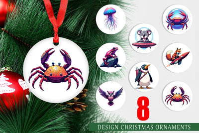 Ornament Retro Space Creatures Sublimation artnoy 