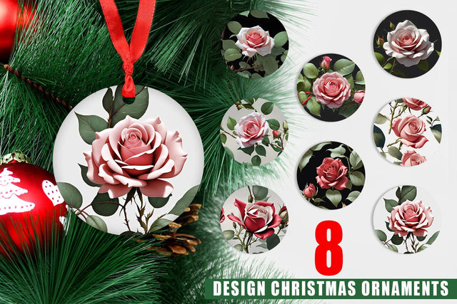 Ornament Rose Pattern Sublimation artnoy 