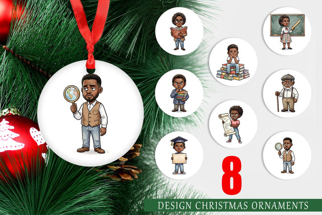 Ornament Sarcastic Black History Sublimation artnoy 