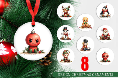 Ornament Sarcastic Chrisrtmas Sublimation artnoy 