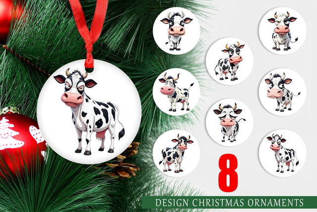 Ornament Sarcastic Cow Sublimation artnoy 