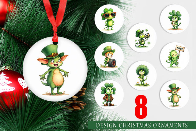 Ornament Sarcastic Shamrock Sublimation artnoy 