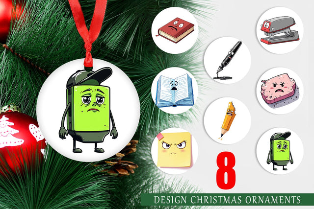 Ornament Sarcastic Study Buddies Sublimation artnoy 