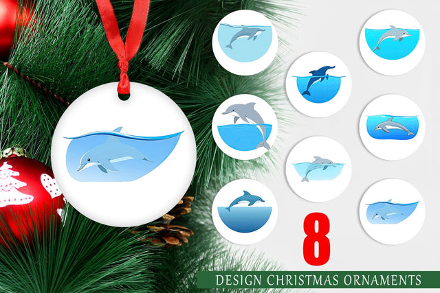 Ornament Save the Ocean Sublimation artnoy 