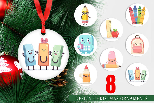 Ornament School Buddies Sublimation artnoy 