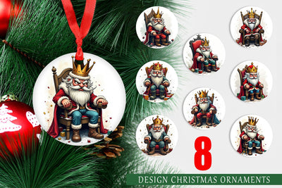 Ornament Shattered Nutcracker King Sublimation artnoy 