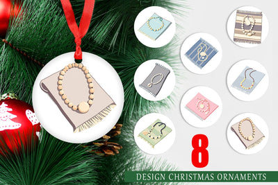 Ornament Shell Necklace Sublimation artnoy 