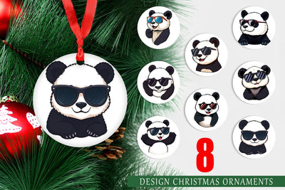 Ornament Sleepy Panda Sublimation artnoy 
