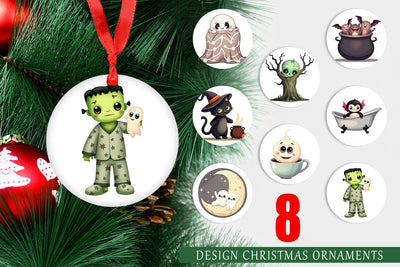 Ornament Snuggle Spooky Squad Sublimation artnoy 