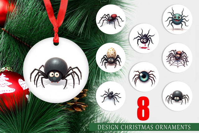 Ornament Spider Twists Sublimation artnoy 