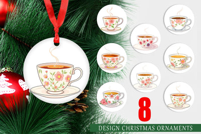 Ornament Spring Tea Sublimation artnoy 