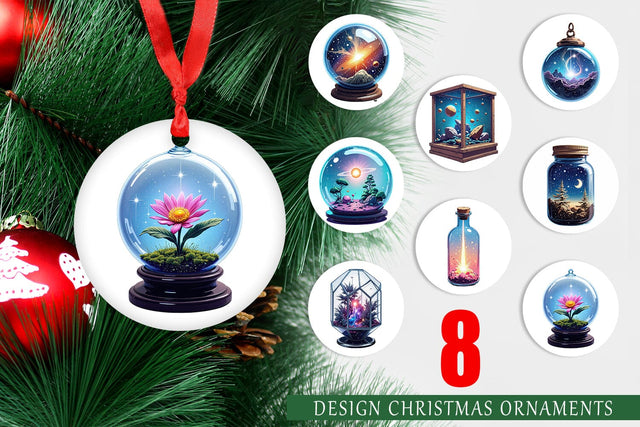 Ornament Starlight Terrariums Sublimation artnoy 