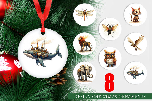 Ornament Steampunk Menagerie Sublimation artnoy 