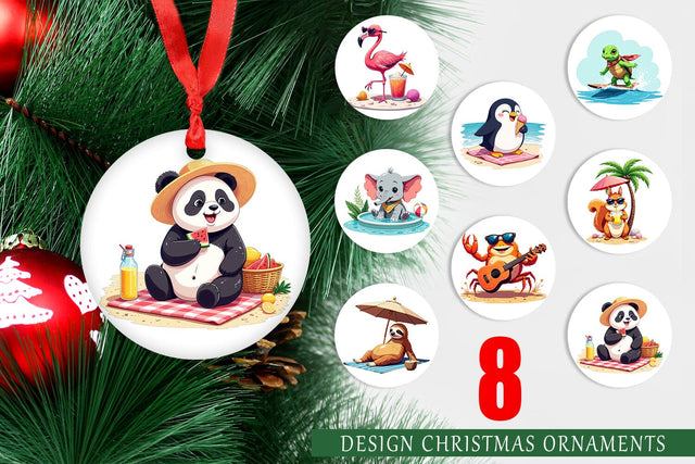 Ornament Summer Animals Sublimation artnoy 