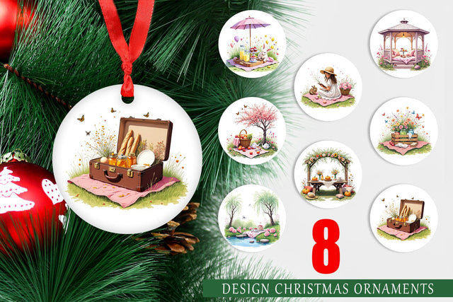 Ornament Summer Picnic Dreams Sublimation artnoy 