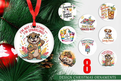 Ornament Summer Quote Sublimation artnoy 