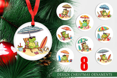 Ornament Summer Turtle Sublimation artnoy 