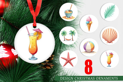 Ornament Summer Vibes Sublimation artnoy 