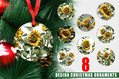 Ornament Sunflower Pattern Sublimation artnoy 