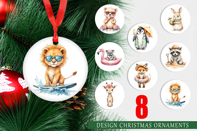 Ornament Sunny Season Friends Sublimation artnoy 
