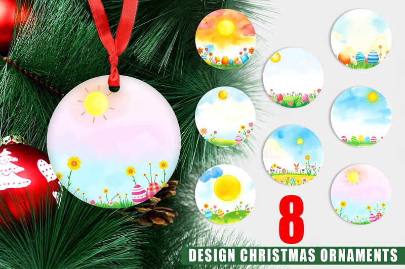 Ornament Sunny Sky with Easter Sublimation artnoy 