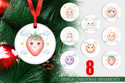 Ornament Sweet Baby Treat Watercolor Sublimation artnoy 