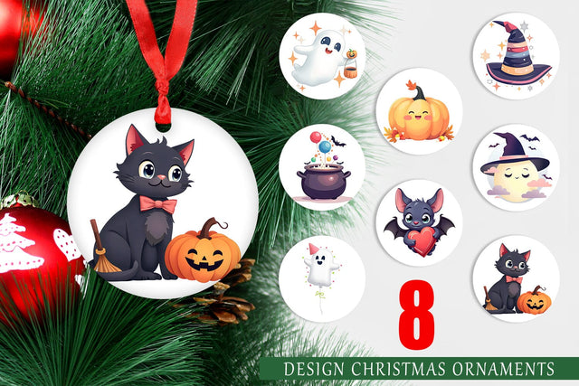 Ornament Sweet Spooky Pastels Sublimation artnoy 