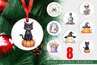 Ornament Sweet Spooky Pastels Sublimation artnoy 