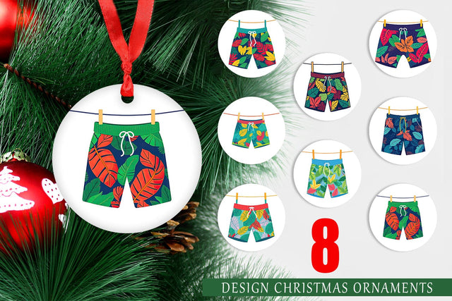 Ornament Swim Trunks Sublimation artnoy 