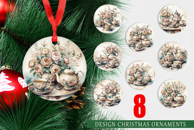 Ornament Tea Set Sublimation artnoy 
