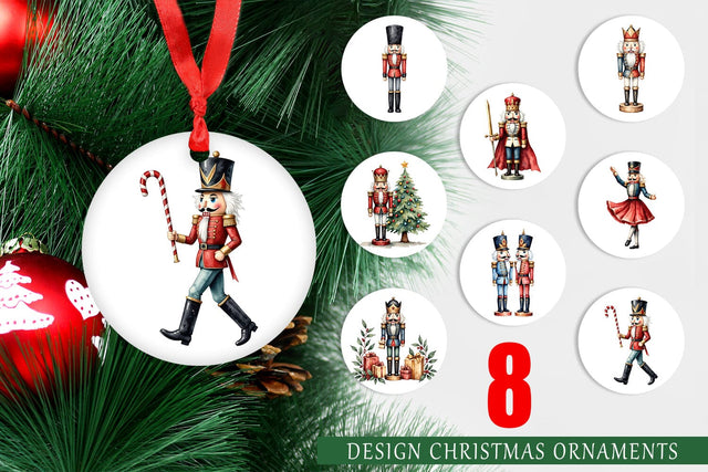 Ornament Timeless Nutcracker Sublimation artnoy 