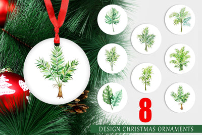 Ornament Tropical Palms Sublimation artnoy 
