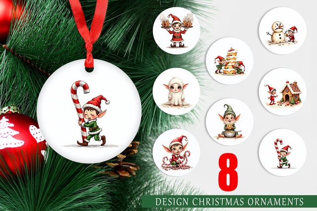 Ornament UglyCute Christmas Bake-Off Disaster Sublimation artnoy 