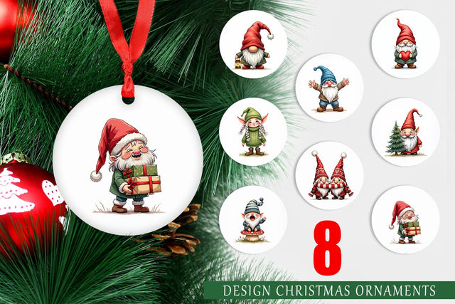 Ornament UglyCute Nordic Gnomes Sublimation artnoy 