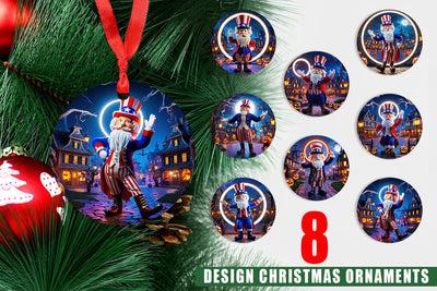Ornament Uncle Sam Sublimation artnoy 