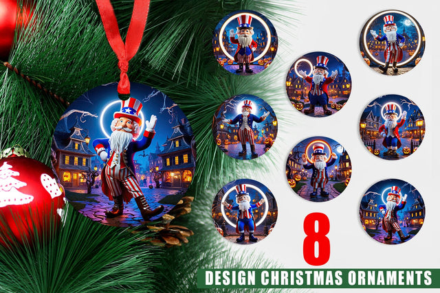 Ornament Uncle Sam Sublimation artnoy 