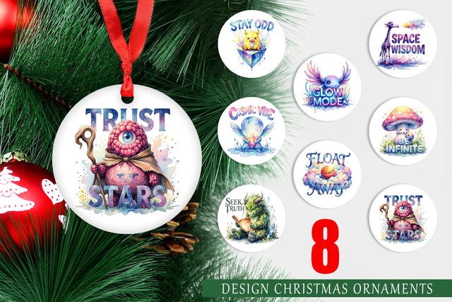 Ornament Unique Odd Alien Quotes Sublimation artnoy 