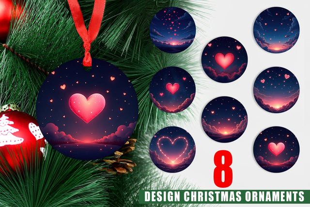 Ornament Valentine Night Sublimation artnoy 