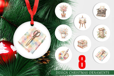 Ornament Watercolor Boho Artistic Craft Ephemera Sublimation artnoy 
