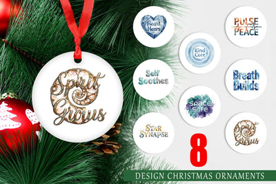 Ornament Watercolor Crystalline Mindset Quotes Sublimation artnoy 