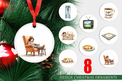 Ornament Watercolor Post Feast Coma Sublimation artnoy 