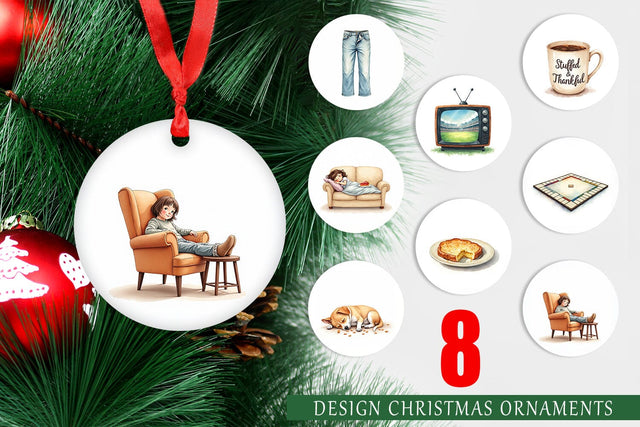 Ornament Watercolor Post Feast Coma Sublimation artnoy 