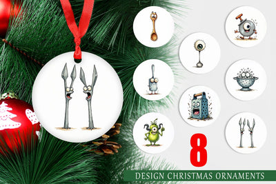 Ornament Weary Utensils Sublimation artnoy 