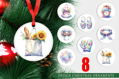 Ornament Whimsical Apron & Chef Hat Sublimation artnoy 
