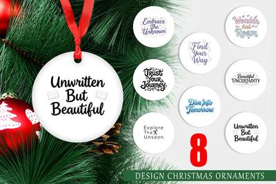Ornament Whimsical Journey Post Grad Quotes Sublimation artnoy 